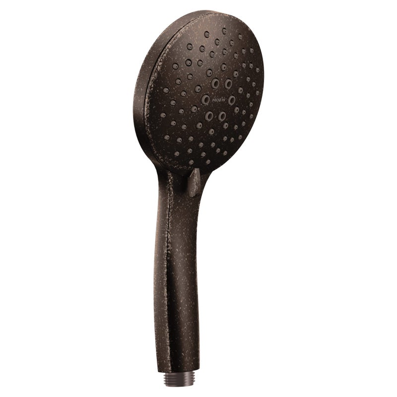 Moen 189315ORB Eco-Performance Handheld Shower Head, High-Pressure Handshower with Five Function Spray Jet, Oil Rubbed Bronze - Image 1
